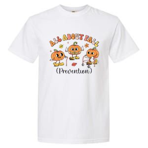 Retro I Love Fall Prevention Fall Occupational Therapy Ot Garment-Dyed Heavyweight T-Shirt