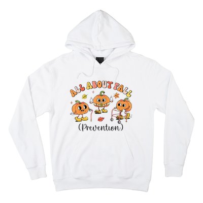 Retro I Love Fall Prevention Fall Occupational Therapy Ot Hoodie