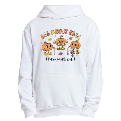 Retro I Love Fall Prevention Fall Occupational Therapy Ot Urban Pullover Hoodie