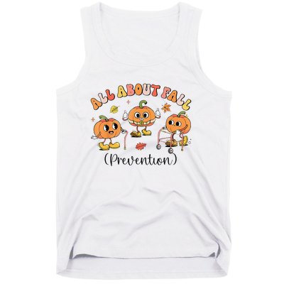 Retro I Love Fall Prevention Fall Occupational Therapy Ot Tank Top