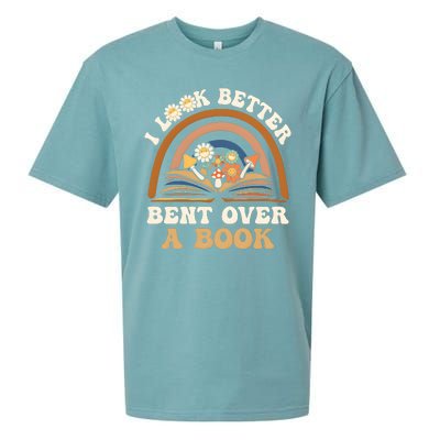 Rainbow I Look Better Bent Over A Book Sueded Cloud Jersey T-Shirt