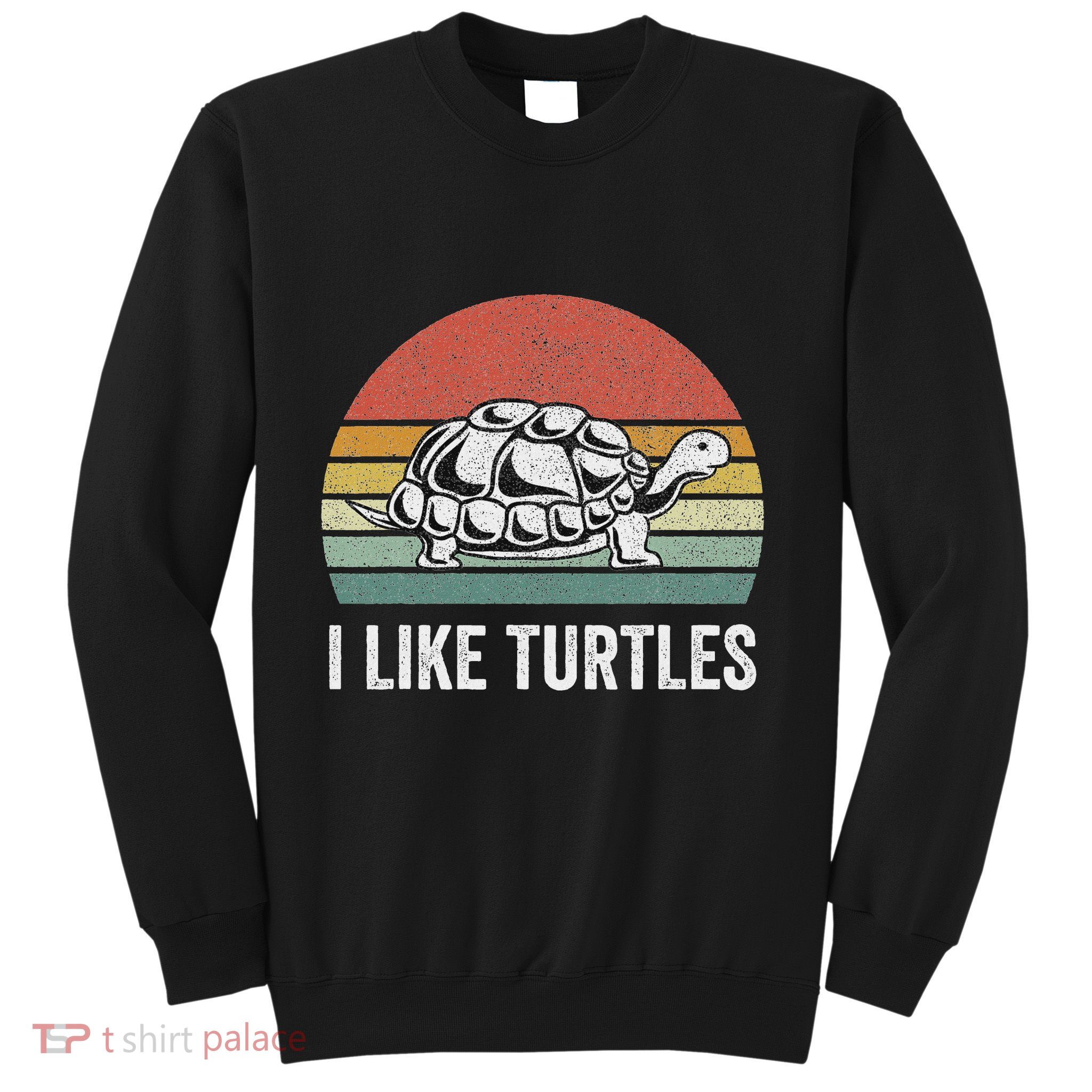 Retro I Like Turtles Turtle Turtle Lover Gifts Vintage Sweatshirt