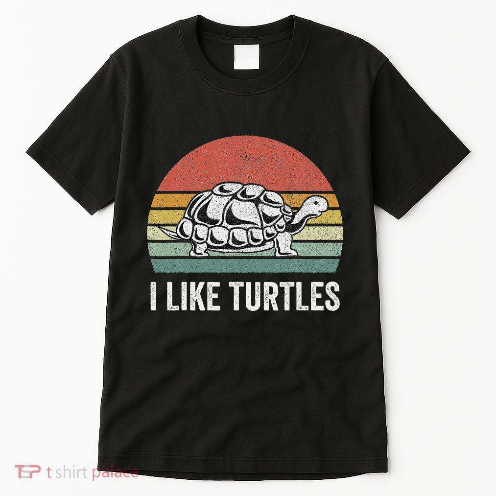 Retro I Like Turtles Turtle Turtle Lover Gifts Vintage Tall T-Shirt