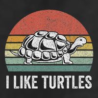 Retro I Like Turtles Turtle Turtle Lover Gifts Vintage Golf Towel