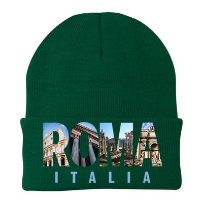 Rome Italy Landmarks Knit Cap Winter Beanie