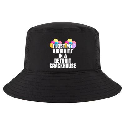retro I lost my virginity in a detroit crackhouse  Cool Comfort Performance Bucket Hat