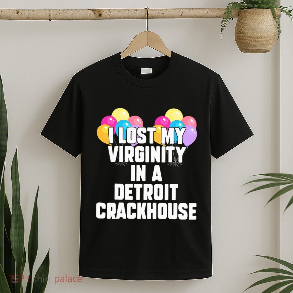 retro I lost my virginity in a detroit crackhouse  T-Shirt