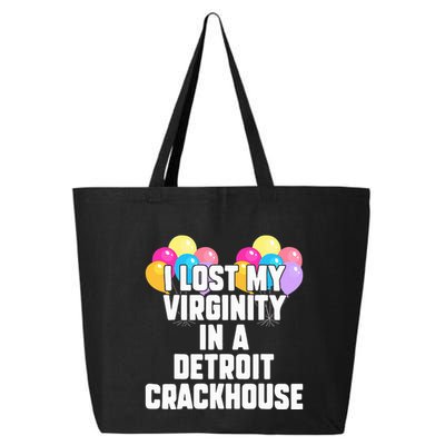 retro I lost my virginity in a detroit crackhouse  25L Jumbo Tote