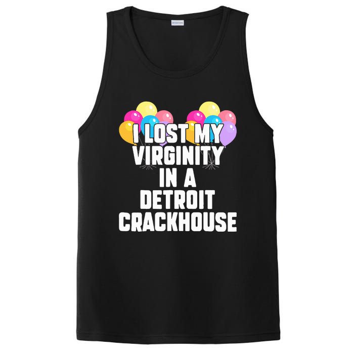 retro I lost my virginity in a detroit crackhouse  PosiCharge Competitor Tank