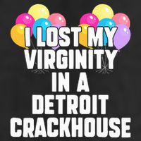 retro I lost my virginity in a detroit crackhouse  Golf Towel