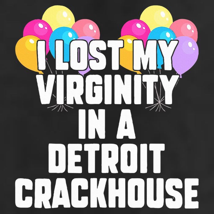 retro I lost my virginity in a detroit crackhouse  Golf Towel