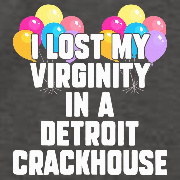 retro I lost my virginity in a detroit crackhouse  Vector Backpack