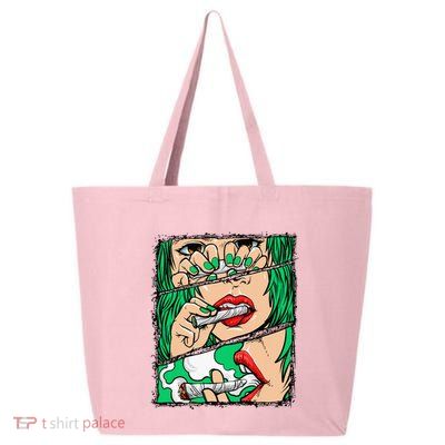 Roll It Lick It Smoke It Marijuana Pot Weed 25L Jumbo Tote