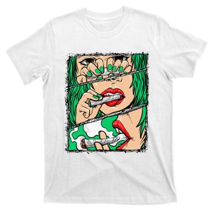 Roll It Lick It Smoke It Marijuana Pot Weed T-Shirt