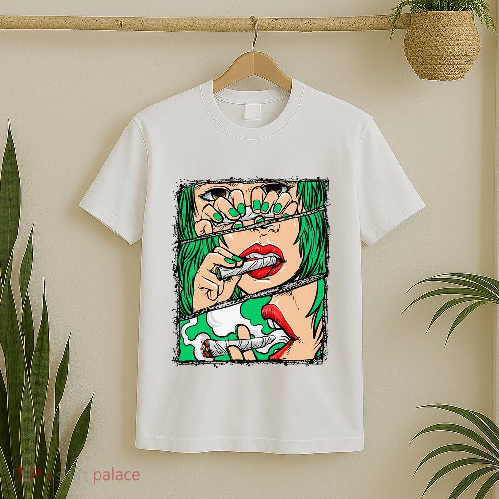 Roll It Lick It Smoke It Marijuana Pot Weed T-Shirt