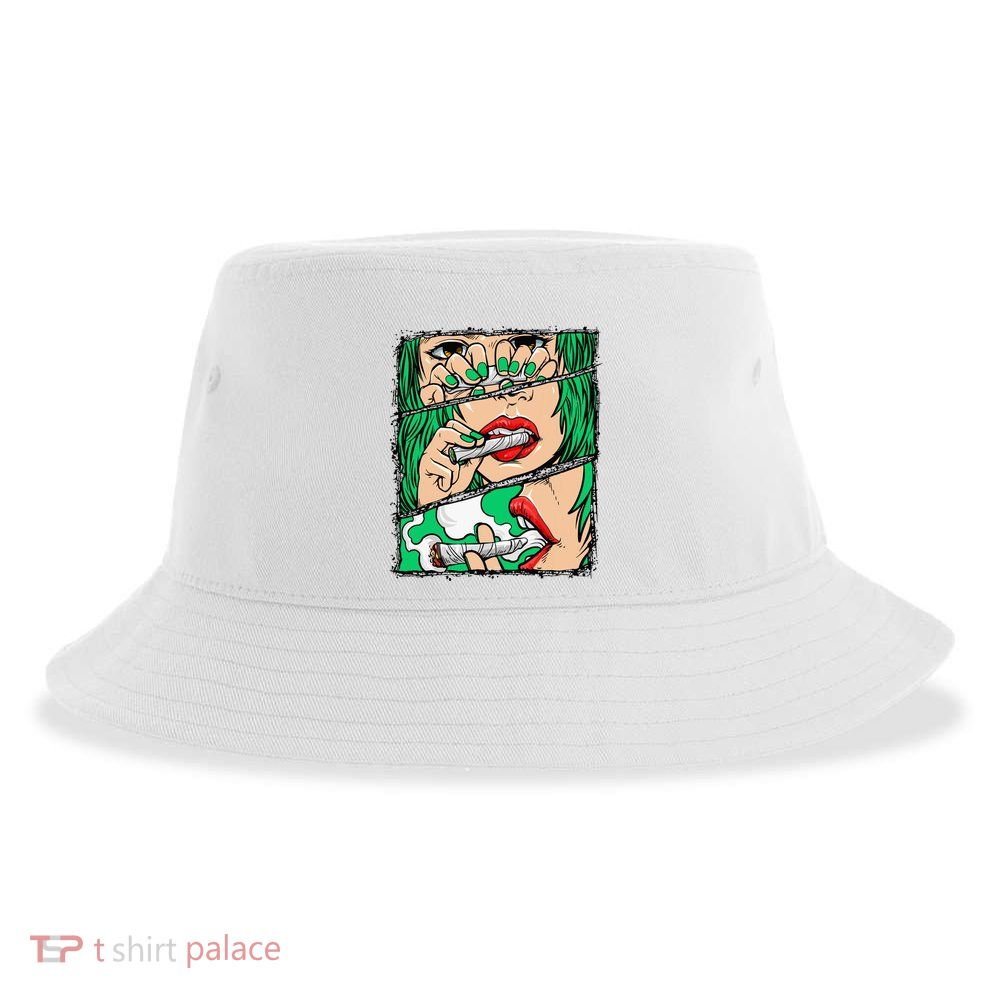 Roll It Lick It Smoke It Marijuana Pot Weed Sustainable Bucket Hat