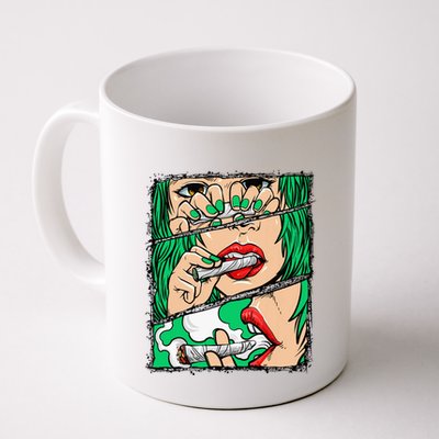 Roll It Lick It Smoke It Marijuana Pot Weed Mug