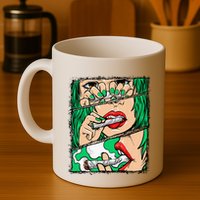 Roll It Lick It Smoke It Marijuana Pot Weed Mug