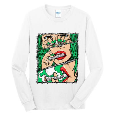 Roll It Lick It Smoke It Marijuana Pot Weed Tall Long Sleeve T-Shirt