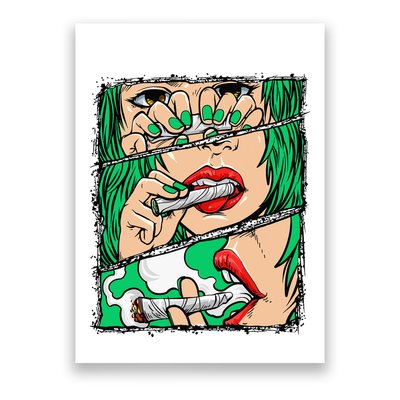 Roll It Lick It Smoke It Marijuana Pot Weed Poster