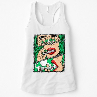 Roll It Lick It Smoke It Marijuana Pot Weed Womens Tank Top