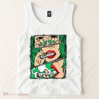 Roll It Lick It Smoke It Marijuana Pot Weed Tank Top