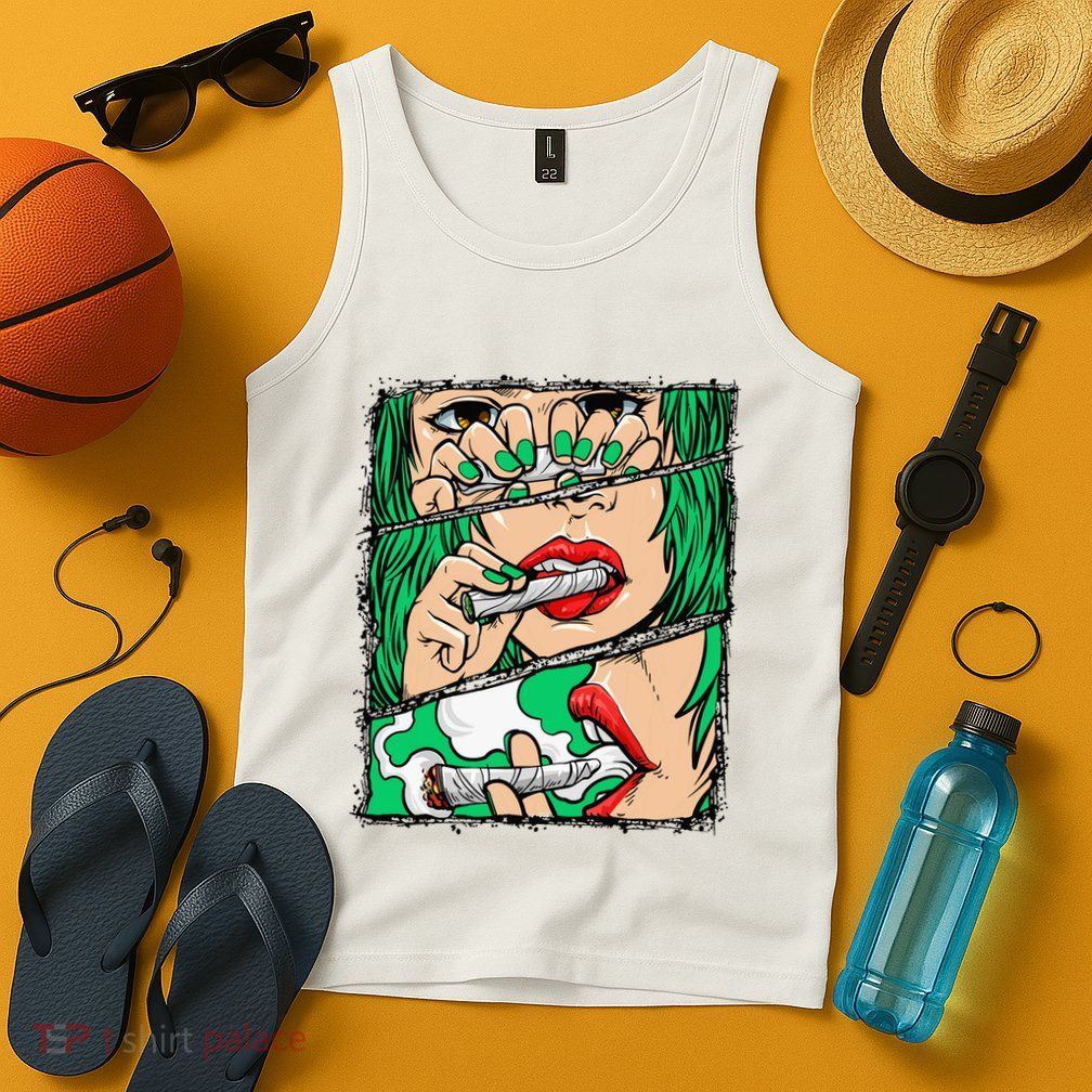 Roll It Lick It Smoke It Marijuana Pot Weed Tank Top