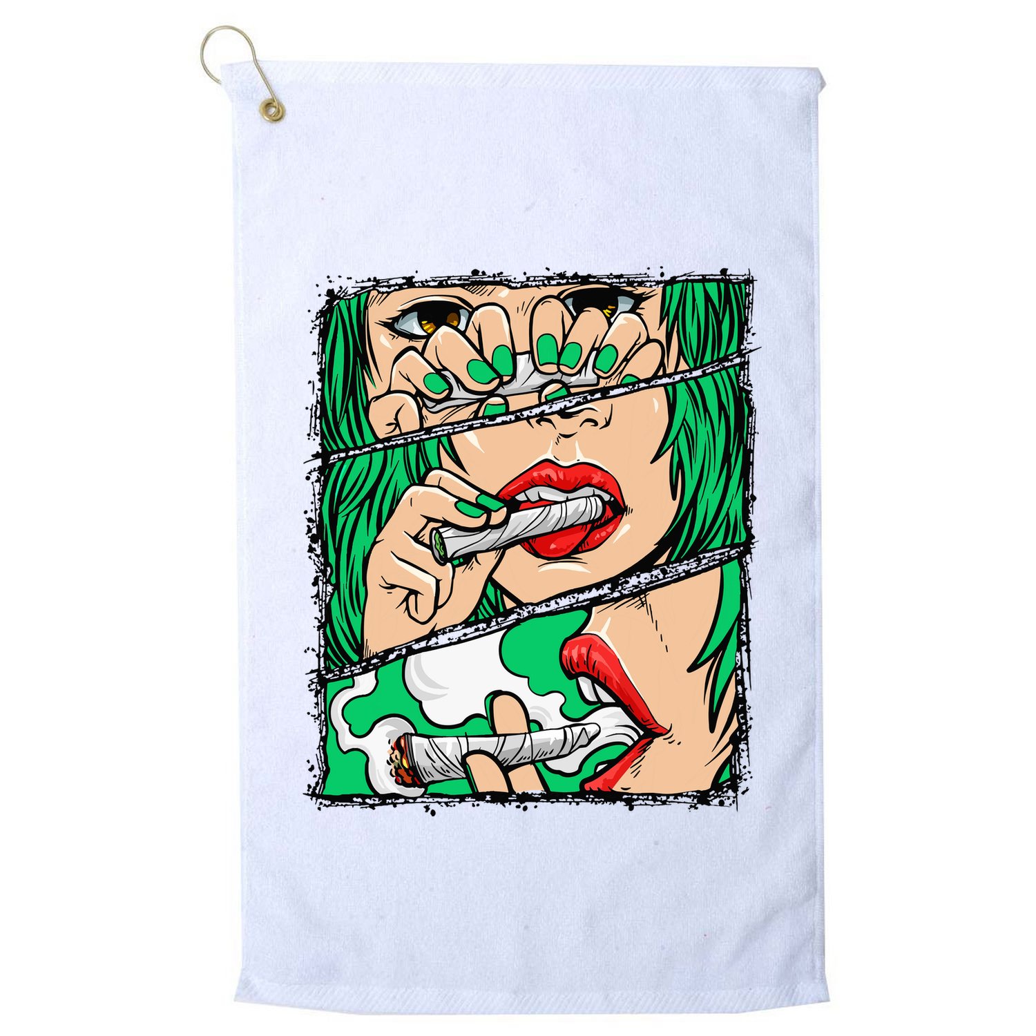 Roll It Lick It Smoke It Marijuana Pot Weed Golf Towel