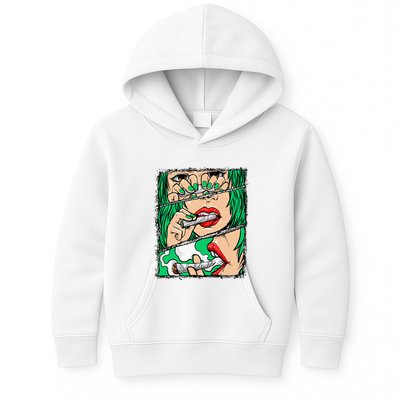 Roll It Lick It Smoke It Marijuana Pot Weed Kids Hoodie