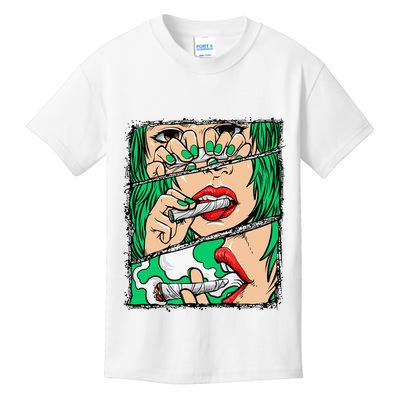 Roll It Lick It Smoke It Marijuana Pot Weed Kids T-Shirt