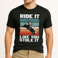 Ride It Like You Stole It Rodeo Bull Riding Cowboy Cooling Performance Crew T-Shirt