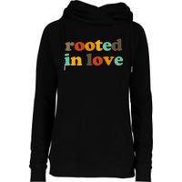 Rooted In Love Vintage Apparel Womens Funnel Neck Pullover Hood