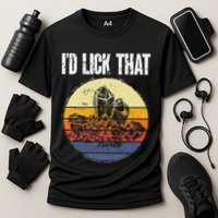 Rockhound ID Lick That Retro Geology Rock Collecting Cooling Performance Crew T-Shirt