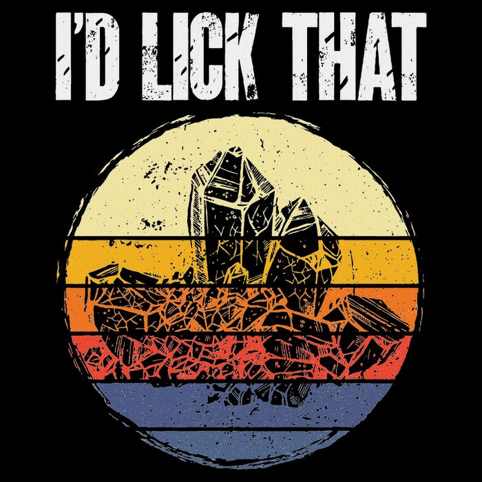 Rockhound ID Lick That Retro Geology Rock Collecting Backpack