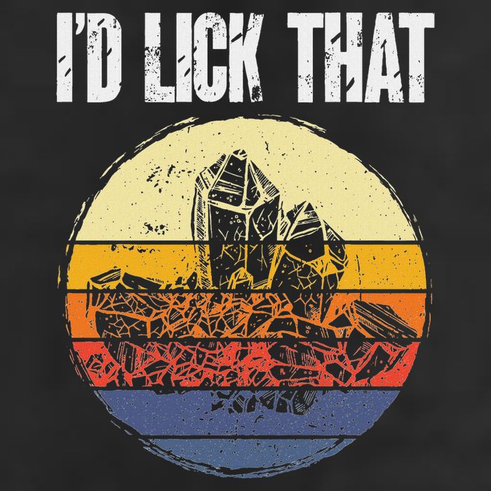 Rockhound ID Lick That Retro Geology Rock Collecting Adult Drive Performance Visor