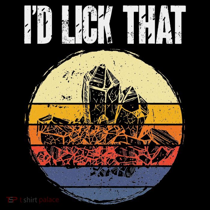 Rockhound ID Lick That Retro Geology Rock Collecting Tank Top