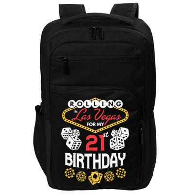 Rolling In Las Vegas For My 21st Birthday Impact Tech Backpack