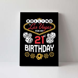 Rolling In Las Vegas For My 21st Birthday Canvas