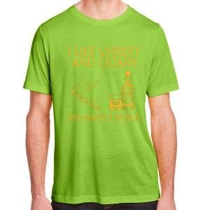 Retro I Like Whiskey And Cigars And Maybe 3 People Adult ChromaSoft Performance T-Shirt