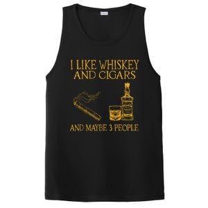 Retro I Like Whiskey And Cigars And Maybe 3 People PosiCharge Competitor Tank