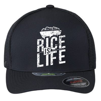 Rice Is Life Flexfit Unipanel Trucker Cap