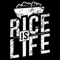 Rice Is Life Bucket Hat