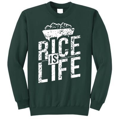 Rice Is Life Tall Sweatshirt