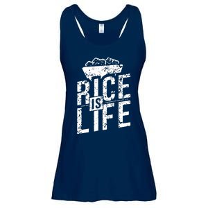 Rice Is Life Ladies Essential Flowy Tank