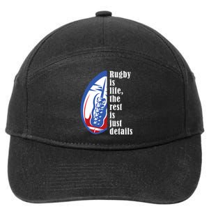 Rugby Is Life Rugby Squad Funny Rugby Sports 7-Panel Snapback Hat