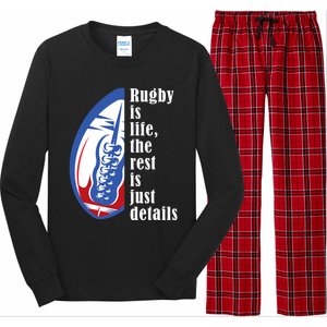 Rugby Is Life Rugby Squad Funny Rugby Sports Long Sleeve Pajama Set