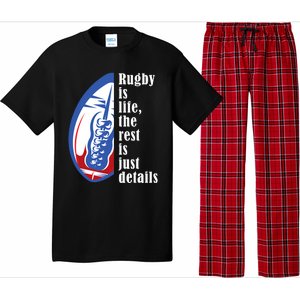 Rugby Is Life Rugby Squad Funny Rugby Sports Pajama Set