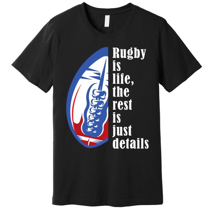 Rugby Is Life Rugby Squad Funny Rugby Sports Premium T-Shirt