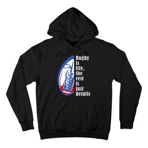 Rugby Is Life Rugby Squad Funny Rugby Sports Tall Hoodie