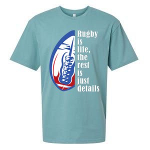 Rugby Is Life Rugby Squad Funny Rugby Sports Sueded Cloud Jersey T-Shirt